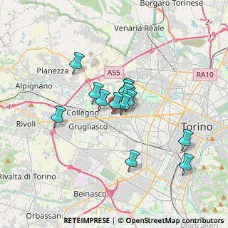 Mappa Via Michelangelo Buonarroti, 10093 Collegno TO, Italia (2.50214)