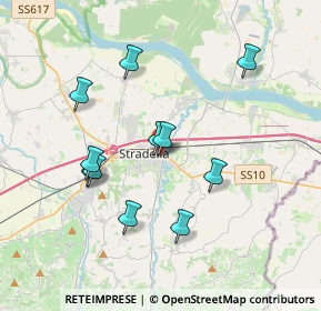 Mappa Via 99 Ostaggi, 27049 Stradella PV, Italia (3.44273)