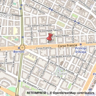 Mappa Via Giacinto Collegno, 29, 10143 Torino, Torino (Piemonte)