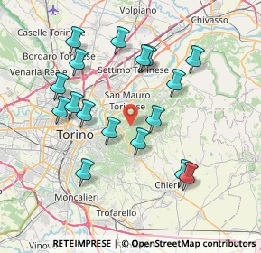 Mappa 10132 Superga TO, Italia (7.51)