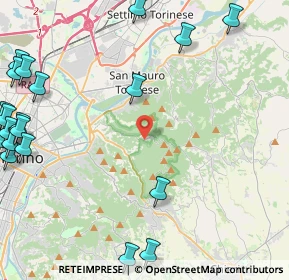 Mappa 10132 Superga TO, Italia (6.7515)