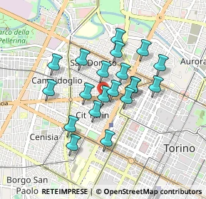 Mappa Principi d' Acaja, 10138 Torino TO, Italia (0.709)