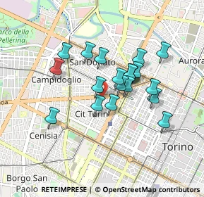 Mappa Principi d' Acaja, 10138 Torino TO, Italia (0.695)