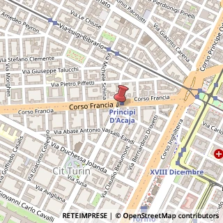 Mappa Corso francia 13, 10138 Torino, Torino (Piemonte)