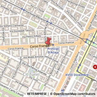 Mappa Corso Francia, 15, 10138 Torino, Torino (Piemonte)