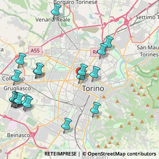 Mappa Principi d' Acaja, 10138 Torino TO, Italia (5.5325)