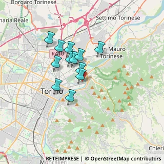 Mappa Via Verbano, 10153 Torino TO, Italia (2.58833)