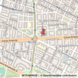 Mappa Corso Francia, 68, 10143 Torino, Torino (Piemonte)