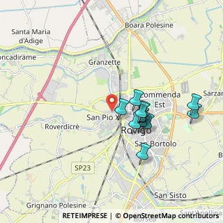 Mappa Via Gaspare Campo, 45100 Rovigo RO, Italia (1.54417)