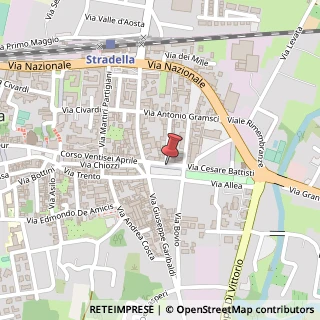 Mappa Piazzale Trieste, 1, 27049 Stradella, Pavia (Lombardia)