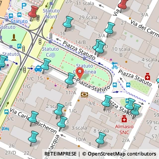 Mappa Piazza Statuto, 10122 Torino TO, Italia (0.1)
