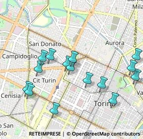 Mappa Piazza Statuto, 10122 Torino TO, Italia (1.02867)