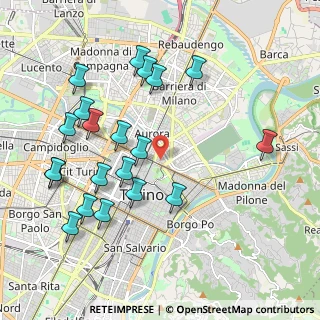 Mappa Via Giuseppe Genè, 10152 Torino TO, Italia (2.1955)