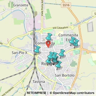 Mappa Viale Buonarroti, 45100 Rovigo RO, Italia (0.77727)