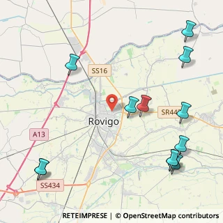 Mappa Via Antonio Riccoboni, 45100 Rovigo RO, Italia (5.76583)