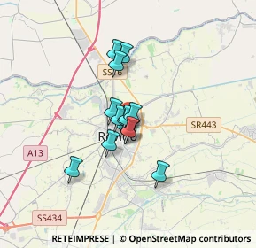 Mappa Via Antonio Riccoboni, 45100 Rovigo RO, Italia (2.09643)