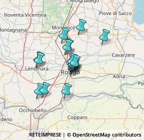 Mappa Via Antonio Riccoboni, 45100 Rovigo RO, Italia (8.40611)