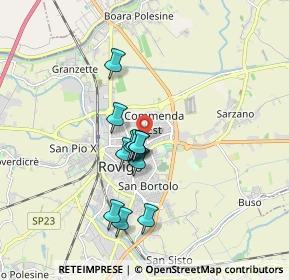 Mappa Via Antonio Riccoboni, 45100 Rovigo RO, Italia (1.41545)