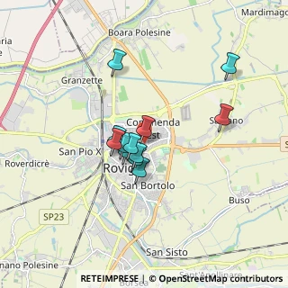 Mappa Via Antonio Riccoboni, 45100 Rovigo RO, Italia (1.275)
