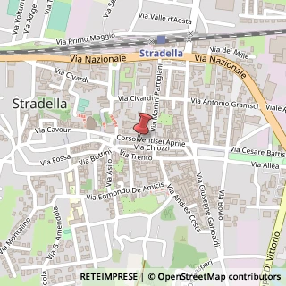 Mappa Corso XXVI Aprile, 35, 27049 Stradella, Pavia (Lombardia)