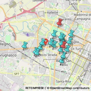 Mappa Via Giorgio Catti, 10146 Torino TO, Italia (1.542)