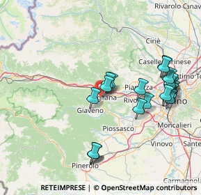 Mappa 10050 Avigliana TO, Italia (15.811)