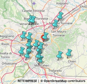 Mappa Largo Regio Parco, 10153 Torino TO, Italia (6.89278)