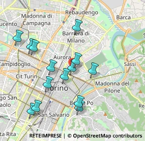 Mappa Largo Regio Parco, 10153 Torino TO, Italia (1.925)