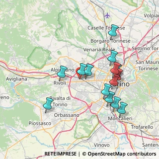 Mappa Via Tiziano, 10093 Collegno TO, Italia (7.28)