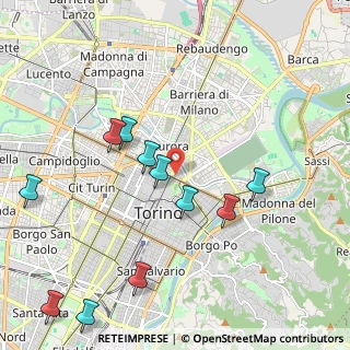 Mappa Via Gianfrancesco Fiochetto, 10152 Torino TO, Italia (2.36091)