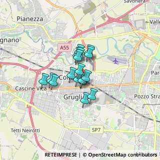 Mappa Via XX Settembre, 10093 Collegno TO, Italia (0.99294)