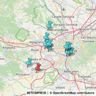 Mappa Via XX Settembre, 10093 Collegno TO, Italia (5.50455)
