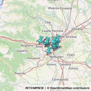 Mappa Via XX Settembre, 10093 Collegno TO, Italia (11.48545)