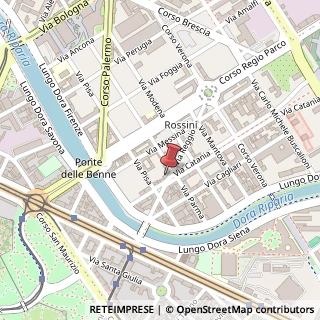 Mappa Via Reggio, 13, 10153 Torino, Torino (Piemonte)