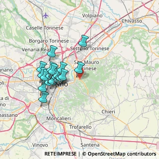 Mappa Torino, 10132 Torino TO, Italia (6.4195)