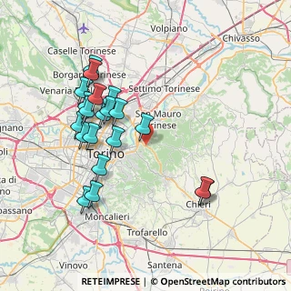 Mappa Torino, 10132 Torino TO, Italia (7.493)