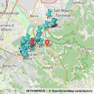 Mappa Torino, 10132 Torino TO, Italia (1.845)