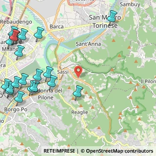 Mappa Torino, 10132 Torino TO, Italia (3.293)