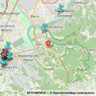Mappa Torino, 10132 Torino TO, Italia (3.94167)