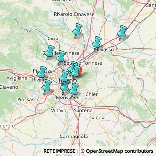 Mappa Torino, 10132 Torino TO, Italia (11.62692)