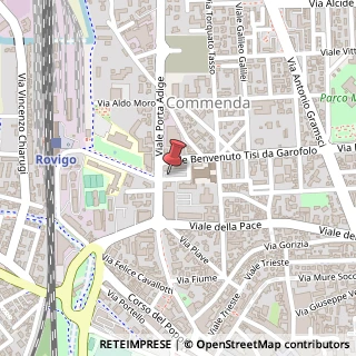 Mappa Piazza Fratelli Cervi, 84, 45100 Rovigo, Rovigo (Veneto)