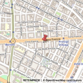 Mappa Via Pietro Palmieri, 25, 10138 Torino, Torino (Piemonte)