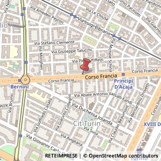 Mappa Via Pietro Palmieri,  23, 10143 Torino, Torino (Piemonte)