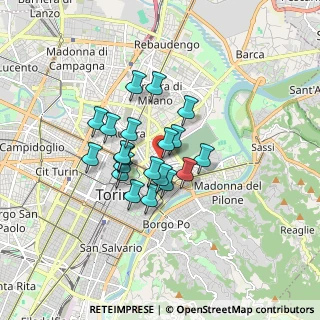 Mappa Via Modena, 10153 Torino TO, Italia (1.213)