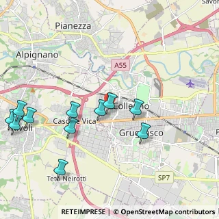 Mappa Via Avigliana, 10093 Collegno TO, Italia (2.37545)