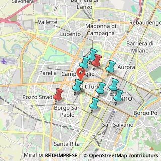 Mappa Via Bruetto, 10010 Torino TO, Italia (1.32455)