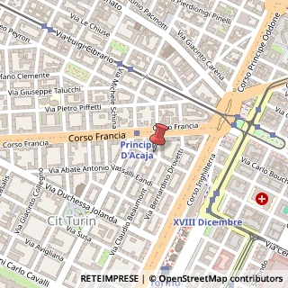 Mappa Via Claudio Beaumont, 16, 10138 Torino, Torino (Piemonte)