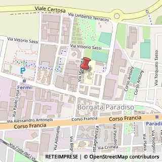 Mappa Via Magenta, 28, 10093 Collegno, Torino (Piemonte)