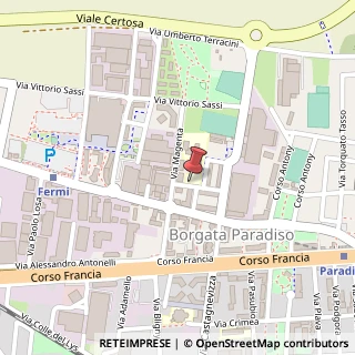 Mappa Via Teresio Pochettino, 8, 10093 Collegno, Torino (Piemonte)