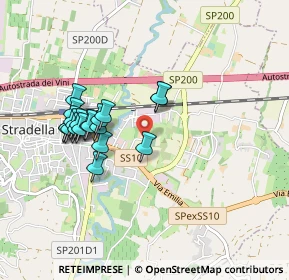 Mappa Via Don Camillo Ruta, 27049 Stradella PV, Italia (0.8245)
